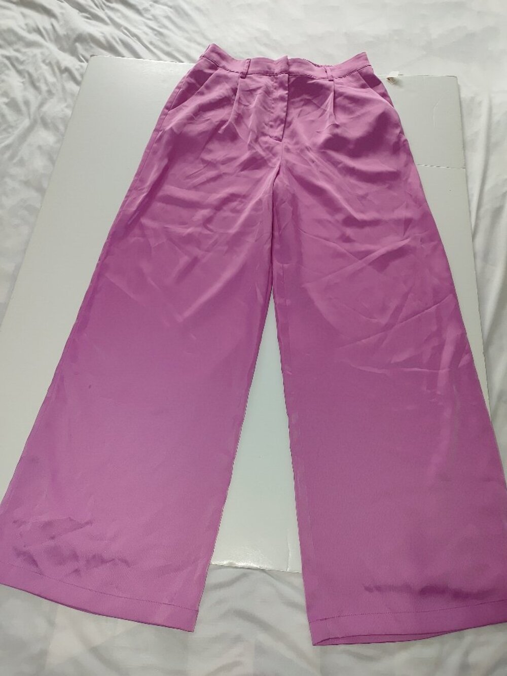 HOUSE OF HARLOW 1960 Woman's High Rise Wide Legs Dress Pants Size L NWT